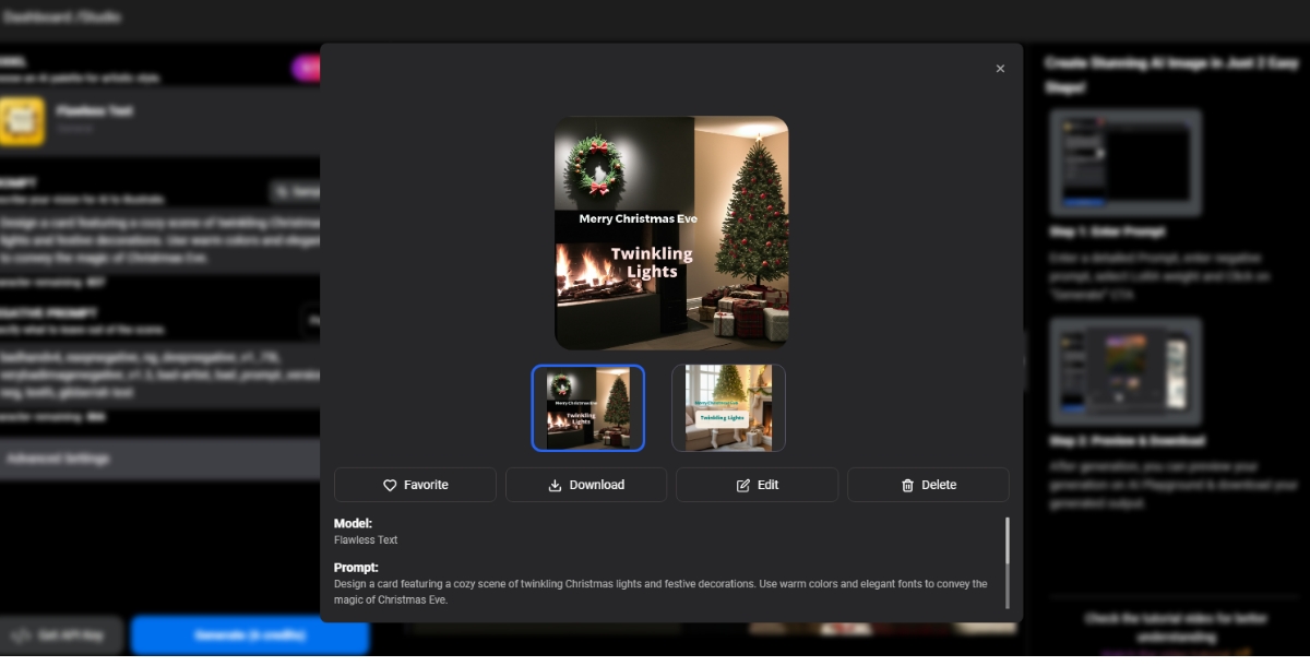 Download Christmas Eve Card Design