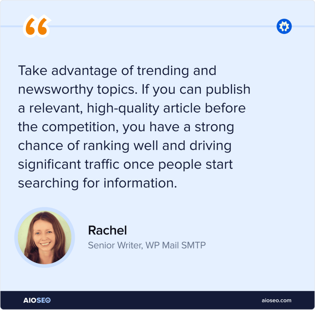 Dicas de SEO da Rachel.