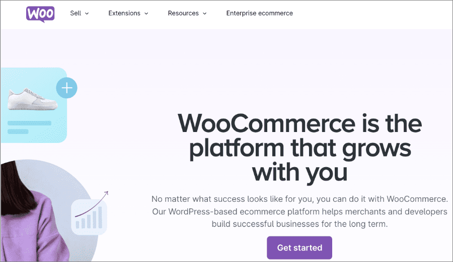 WooCommerce home page