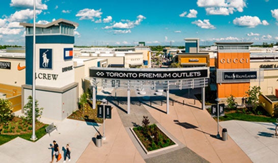Exterior photo of Toronto Premium Outlets