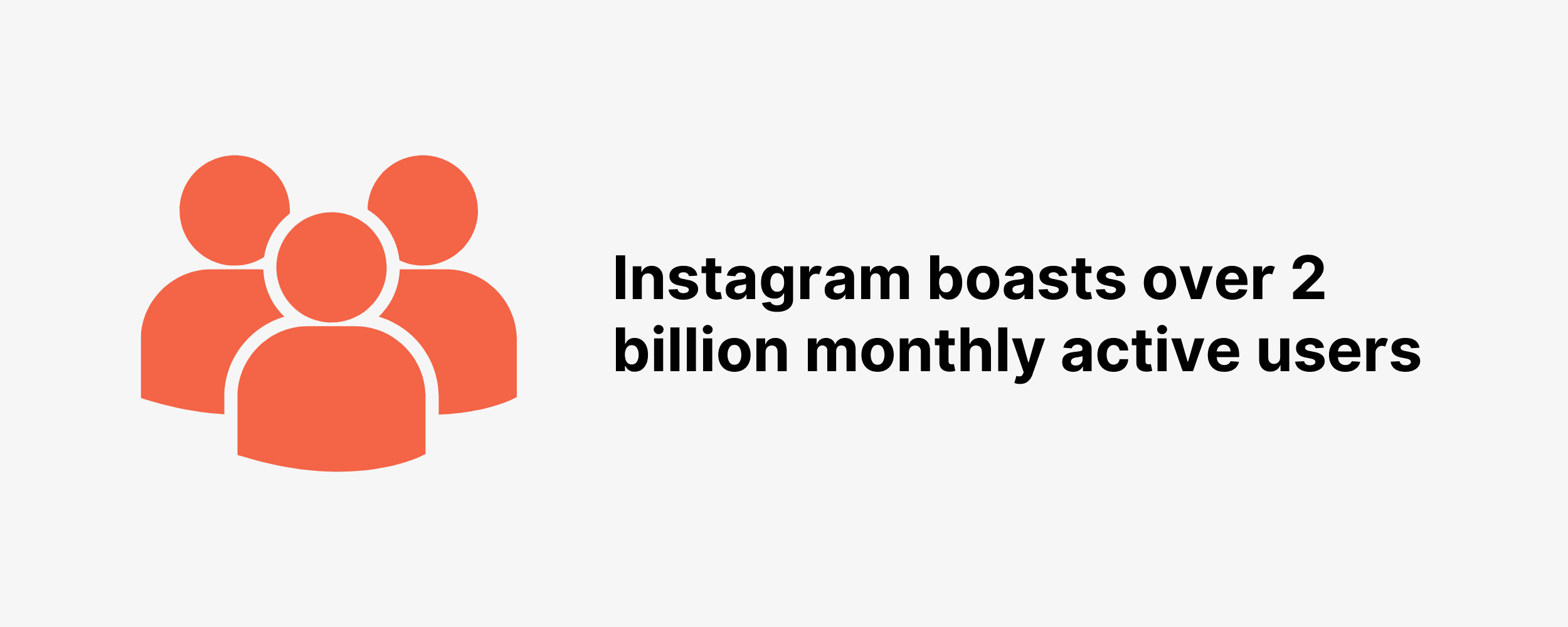 Instagram boasts over 2 billion monthly active users