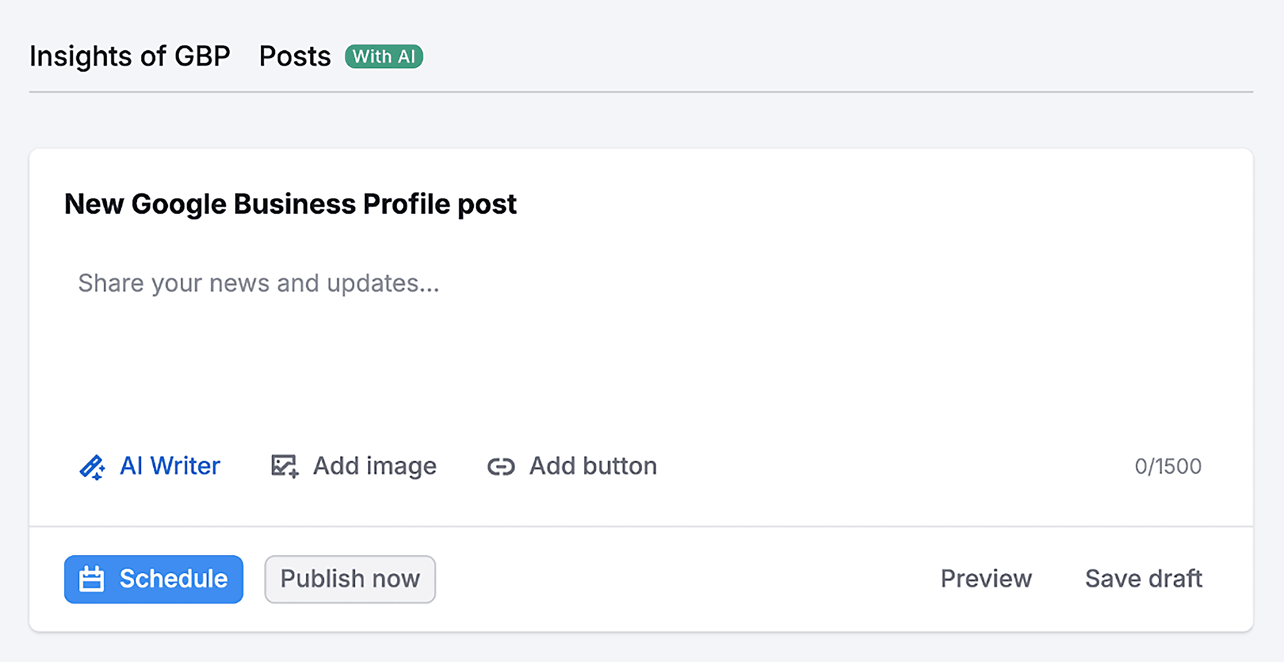 GBP Optimization – Posts