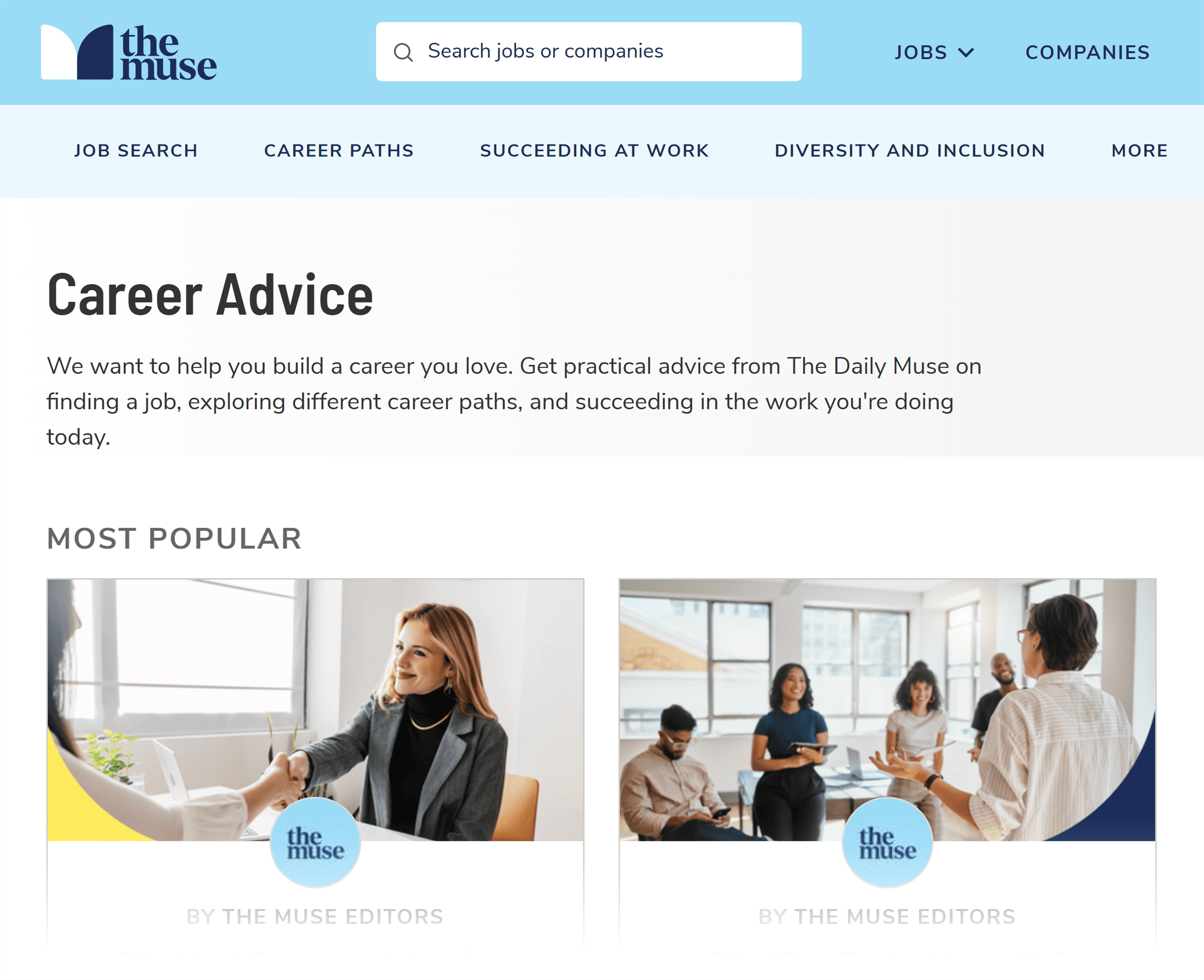 The Muse – Homepage