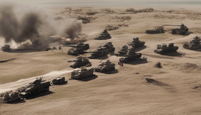 A GIF Generator showcasing a battle