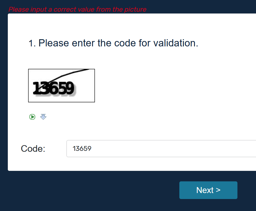 r/mildlyinfuriating - Poll from the UK government, i was trying this for 5 minutes. Played the audio, the correct number was 659.